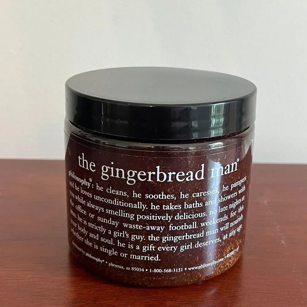 Philosophy THE GINGERBREAD MAN Salt Scrub 20 oz NEW Original Sealed